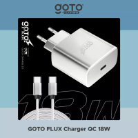 Goto Living Goto Flux Charger Adaptor Fast Charging Casan Hp Android QC 18W Type C