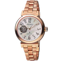 Seiko SSA836J1 LUKIA 經典機械女錶 34.6mm 白色系玫瑰金不鏽鋼表帶