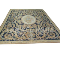 Free shipping 10'x14' Aubusson rugs Floral design for modern home decoration Christmas gift