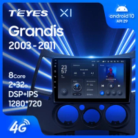 TEYES X1 For Mitsubishi Grandis 1 2003 - 2011 Car Radio Multimedia Video Player Navigation GPS Android 10 No 2din 2 din DVD