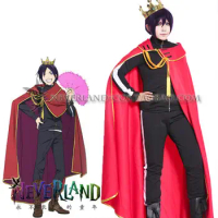 Noragami Stray God Yato Red Cape Cloak Length 135cm Cosplay Costume