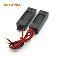 SOTAMIA 2Pcs Audio Sound Mini Speakers Altavoz 8 Ohm 2W DIY TV Pc Computer Passive Speaker Home Theater Music Loudspeaker