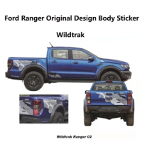 Car sticker FOR Ford Ranger wildtrack body exterior with fashionable sports decal accessories