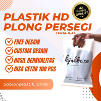(Free Design) Plastik Sablon Plong Olshop/plastik sablon packing/plastik sablon custom free logo