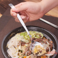 小勺子不銹鋼勺子加厚家用長柄吃飯西瓜湯叉子學生餐具韓式勺子