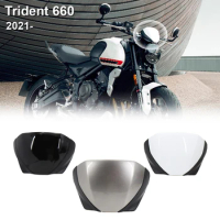 New Motorcycle Front Screen Lens Windshield Fairing Windscreen Deflector For Trident660 trident 660 TRIDENT660 2021-