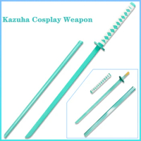 Five-Star Wind Elemental Weapon Game Genshin Impact Account Kazuha Cosplay Props Wooden Sword Anime Project Accessories Ninja