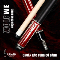 XBILLIARD Cơ Bida Công Nghệ WOLF WE Ngọn Công Nghệ W2 Lõi Gỗ Bấc Giảm Văng Giảm Bạt ( Tặng Kèm Bao D