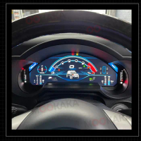 For TOYOTA FJ Cruiser 2007-2019 Digital Cluster Virtual Cockpit Linux Dashboard Instrument Speed Meter Car Radio Player