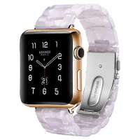 Resin strap For Apple watch band 49/45/44/42/41/40/38mm stainless steel buckle bracelet for iWatch series 5 se 6 7 8 9 ulltra 2