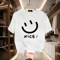 Kaos Smiley Face Premium - Nyaman Dipakai Seharian!  DISKON 50% HARI INI! Pria Baju Cowok