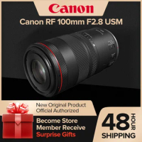 Canon RF 100mm F2.8 USM Full Frame Mirrorless Digital Camera Macro Autofocus Prime For R RP R5 R6 Portrait Animal Lens