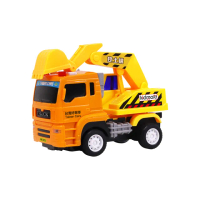 【KIDMATE】台灣好車隊-迷你怪手車(小型怪手車 挖土機 台灣玩具車 仿真 磨輪車 聲光玩具 中文語音)