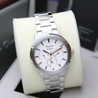 JAN TANGAN WANITA ALEXANDRE CHRISTIE AC 2A43 SILVER ORIGINAL