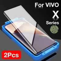 2pcs For VIVO X50 X60 X70 80 X90 X100 Y100 S Pro Plus Screen Protector Protective with Install Kit Not Glass