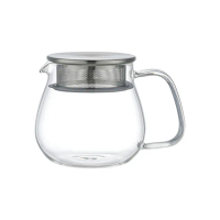 【Quasi】韻茶耐熱高硼硅玻璃壺430ml(花茶/咖啡分享壺)
