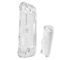 Hard Shell Handheld Clear Hard Case With Bracket Handheld Clear Hard Case Ally Case Game Console Case Drop-Proof