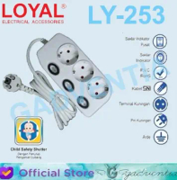 Promo Loyal Ly-253 Stop Kontak Saklar Soket Colokan Listrik 3 Lubang