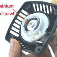 Manual Recoil Pull Starter Aluminium Wheel Metal Worm Pawl RC23cc 26cc 29cc Engine Zenoah CY 1/5 Hpi Baja 5b Rovan LT Losi 5ivet