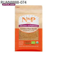 N&P Organic เมล็ดแฟลกซ์สีทอง ปริมาณ 900 กรัม  N&P Organic Golden  Flax  Seeds 900 g