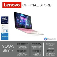 Lenovo Yoga Slim 7 83JX00AVID Intel Core Ultra 7-258V/32GB/1TB/14" OLED/WIN11+M365+OHS2024/Seashell