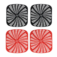 2Pcs Air Fryers Silicone Pad NonStick Liners Replacement Reusable Perforated Mats for AG300 AG300C AG301C AG302 AG400 Wholesale