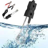Immersion Water Heater Instant Hot Water Submersible Immersion Heaters Fast Heating Car Water Heaters With Battery Clips For Tea