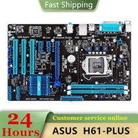 H61-PLUS motherboard Used original LGA 1155 LGA1155 DDR3 16GB USB2.0 SATA2 Desktop Mainboard
