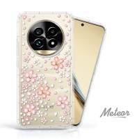 Meteor realme 13 Pro+/13 Pro 奧地利水鑽彩繪防摔殼 - 櫻花