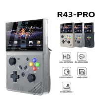 R43 M18 Pro Retro Handheld Video Game Console HD 4.3-inch LED Screen Original 3D Home 4K Large PSP PS1 Built in 25 Simulators