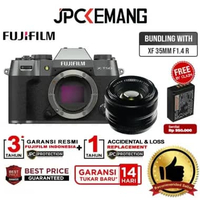 JPC KEMANG Fujifilm XT50 Body Only Fuji X-T50 XT 50 Mirrorless Camera GARANSI RESMI CS+XF35mmF1.4