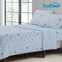 【Tonia Nicole 東妮寢飾】TopCool瞬涼呼吸涼感被-鯨海奇航(雙人180x210cm)