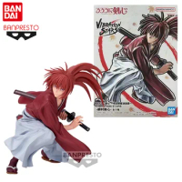 Bandai Genuine Banpresto Rurouni Kenshin Anime Figure VIBRATION STARS HIMURA KENSHIN Action Toys for Kids Gift Collectible Model