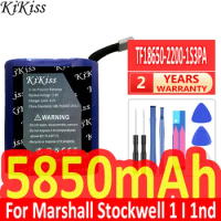5850mAh KiKiss Powerful Battery TF18650-2200-1S3PA For Marshall Stockwell 1 I 1nd