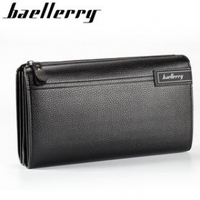 New wallet Casual Clutch Bag Men's Long Multifunctional Double Zipper Mobile Phone