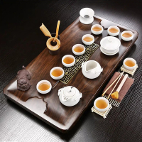 【小倉Ogula】家用排水式茶盤 祥雲流水套裝茶盤 68*35公分 茶杯盤套裝組 托盤 茶具 茶台