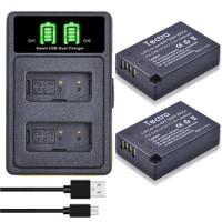 LP-E17 Battery/Type C Dual Charger for Canon EOS R50,RP,200D,77D,M3,M5,M6,Rebel T8i,T7i,T6i,T6s,SL2,SL3,EOS M3, M5,M6, EOS 750D