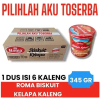 Biskuit Roma KELAPA KALENG - ( HARGA 1 DUS )