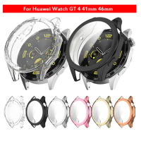 TPU Cover for Huawei Watch GT4 41mm 46mm Full Coverage Protective Bumper Case Accessories for Huawei Watch GT 4