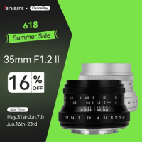 7artisans 35mm F1.2 Mark II APS-C Large aperture Prime Lens For Micro 4/3 Sony E ZVE10 Fuji FX Canon EF-M M5 M6 M50 Nikon Z Z5