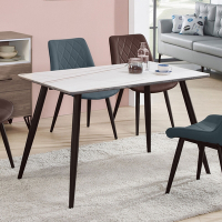 MUNA家居 佩恩4尺岩板餐桌(不含椅)(共兩色) 120X70X76cm