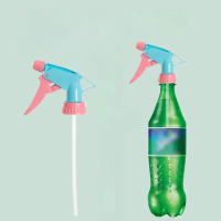 【Dagebeno荷生活】通用型保特瓶噴霧器澆花灑水雙模式噴頭(3入)