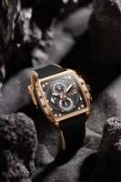 Jam Tangan Pria T5 7812W Chronograph Stopwatch Original Tali Rubber Kaca Safir Tahan Air 3 Meter Inc