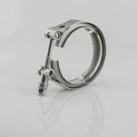 304 Stainless Steel 1.5~6 Inch 51 63 76 mm Standard V Band Clamp Turbo Exhaust Pipe Vband Clamp V Clamp