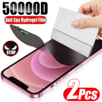 2Pcs Anti-Spy Hydrogel Film Screen Protector For iPhone 12 11 15 13 14 Pro Max For iPhone 12 13 Pro 15 14 Plus XR X XS Max Film