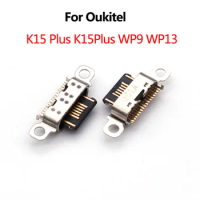 5-10Pcs Charging Dock USB Charger Port Connector Contact Socket Jack Type C Plug For Oukitel WP9 K15 Plus K15Plus WP13