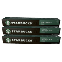 星巴克派克市場咖啡膠囊 PIKE PLACE 10顆/3盒;適用Nespresso膠囊咖啡機