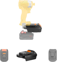 for DeWalt to for Milwaukee Battery Adapter (Only Adapter Included) (for M18 Battery to for DeWalt 2