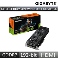 技嘉GIGABYTE GeForce RTX 5070 WINDFORCE OC SFF 12G 顯示卡 RTX5070
