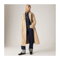 【LEVIS 官方旗艦】女款長版風衣外套 人氣新品 A8976-0000